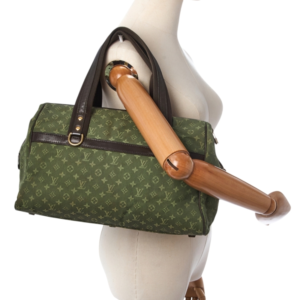 Louis Vuitton Monogram Mini Lin Josephine bag - Olive - Picture 5 of 6